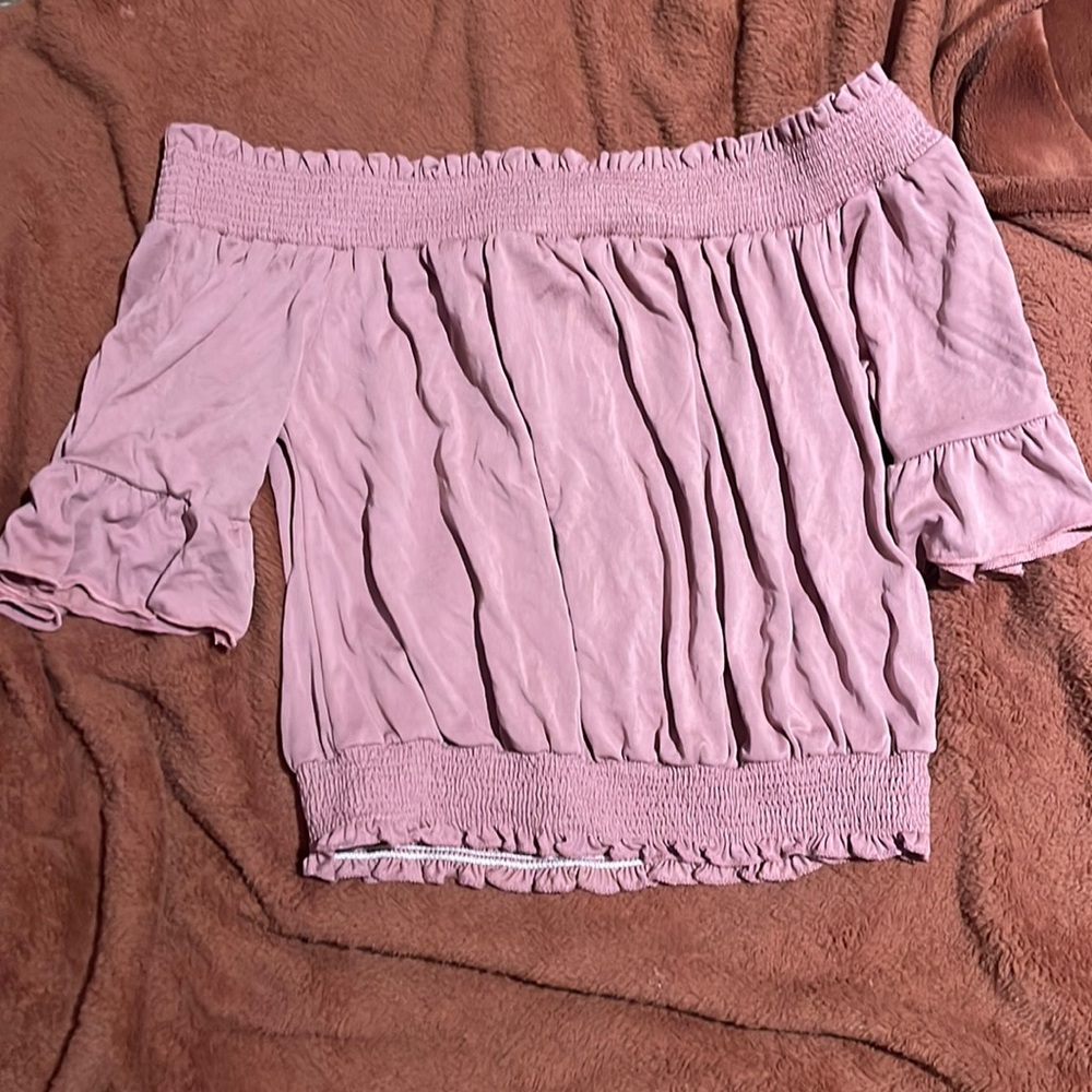 Pink Off the Shoulder top